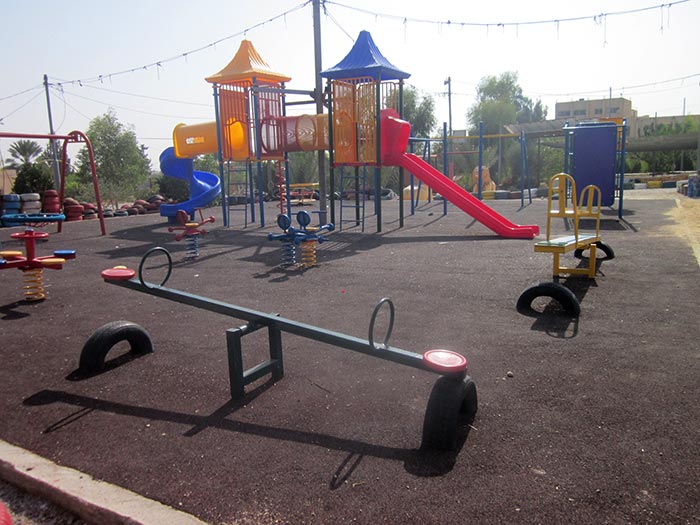The playground at Al Auja Eco Center