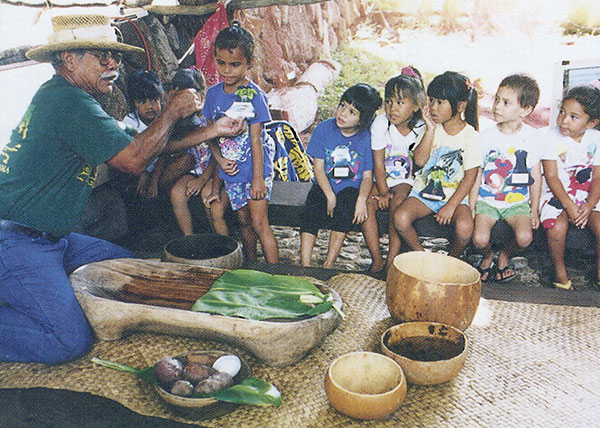 Uncle Eddie and the keiki (children)