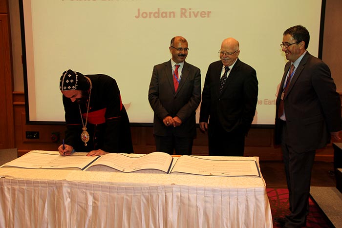 Launch of the Covenant to save the Jordan river.